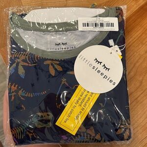 Little Sleepies Dark Dinosaur Pajama Set